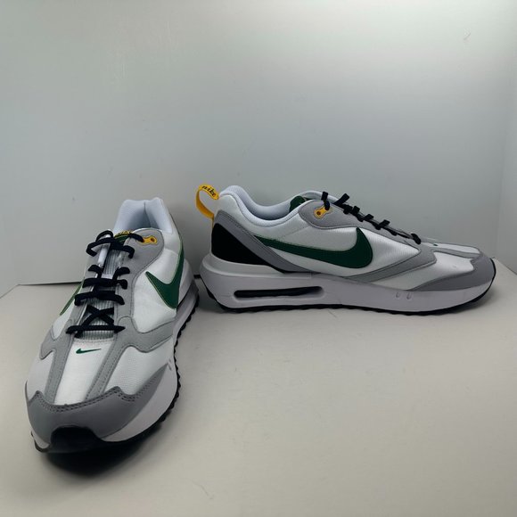 NIKE Air Max DAWN Men's Shoe White/Gorge Green-Black-University Gold DM0013 101 - Picture 5 of 12